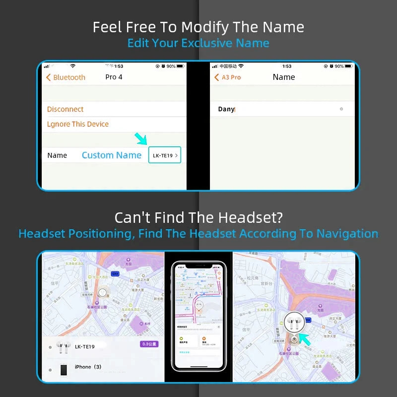 Audífonos Bluetooth con cancelación de ruido